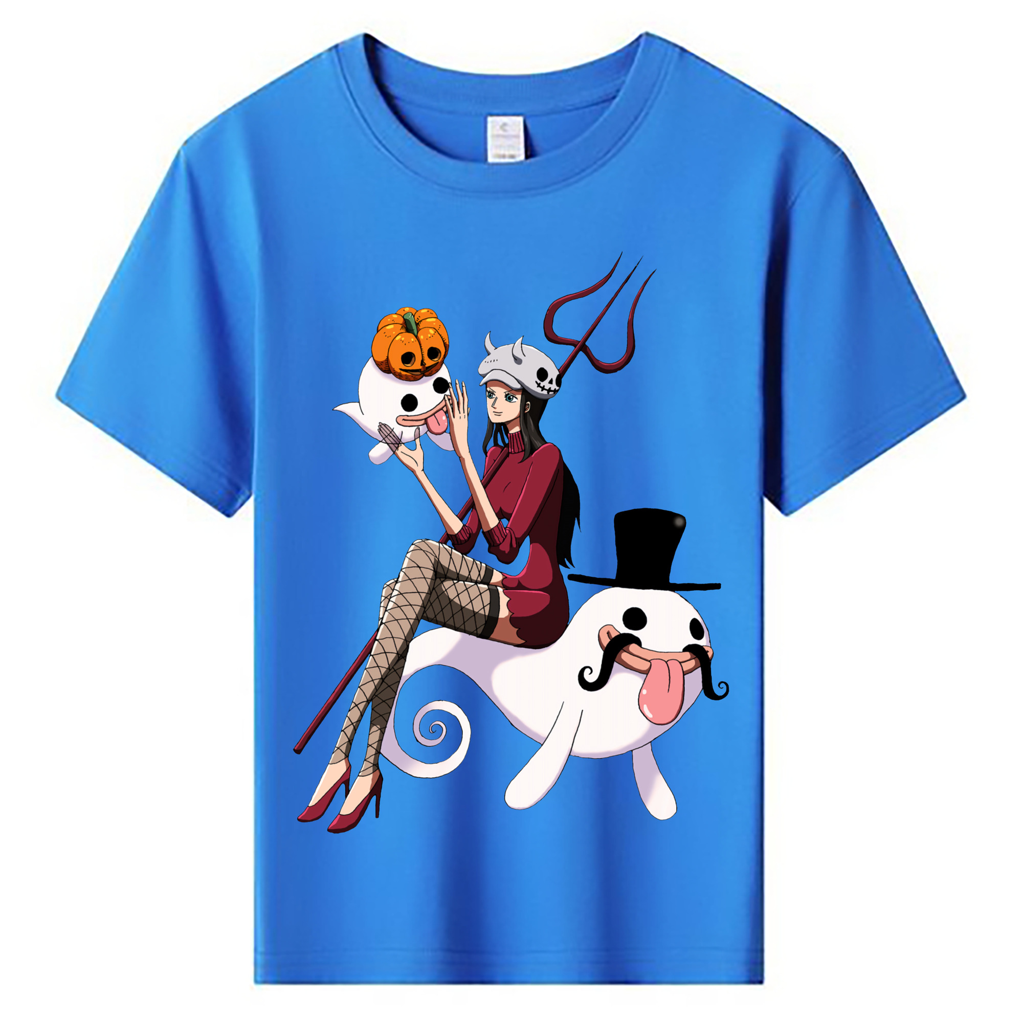 ワンピース ニコ・ロビン ONE PIECE Nico Robin 綿100％キッズTシャツ（フロントプリント）